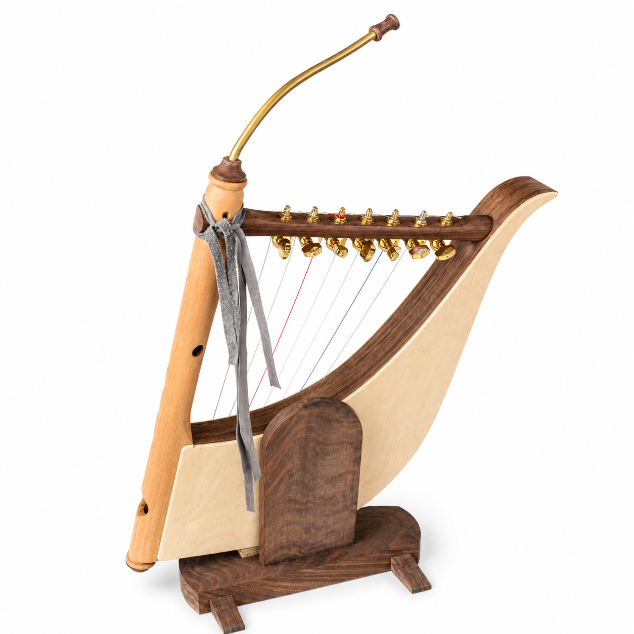 Advanced WhistleHarp – Handcrafted 7-String Harp-Flute