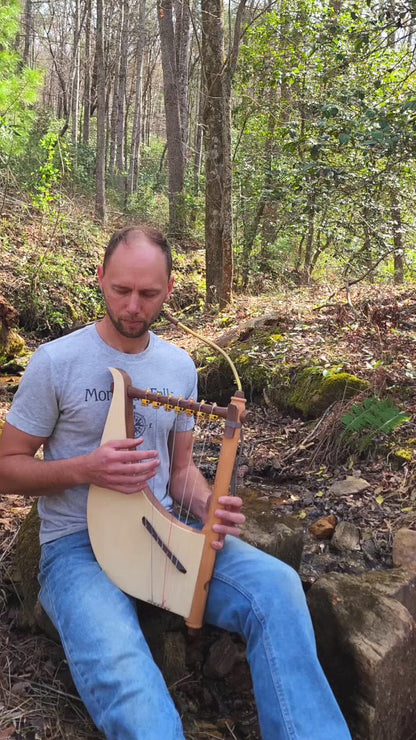 Advanced WhistleHarp – Handcrafted 7-String Harp-Flute