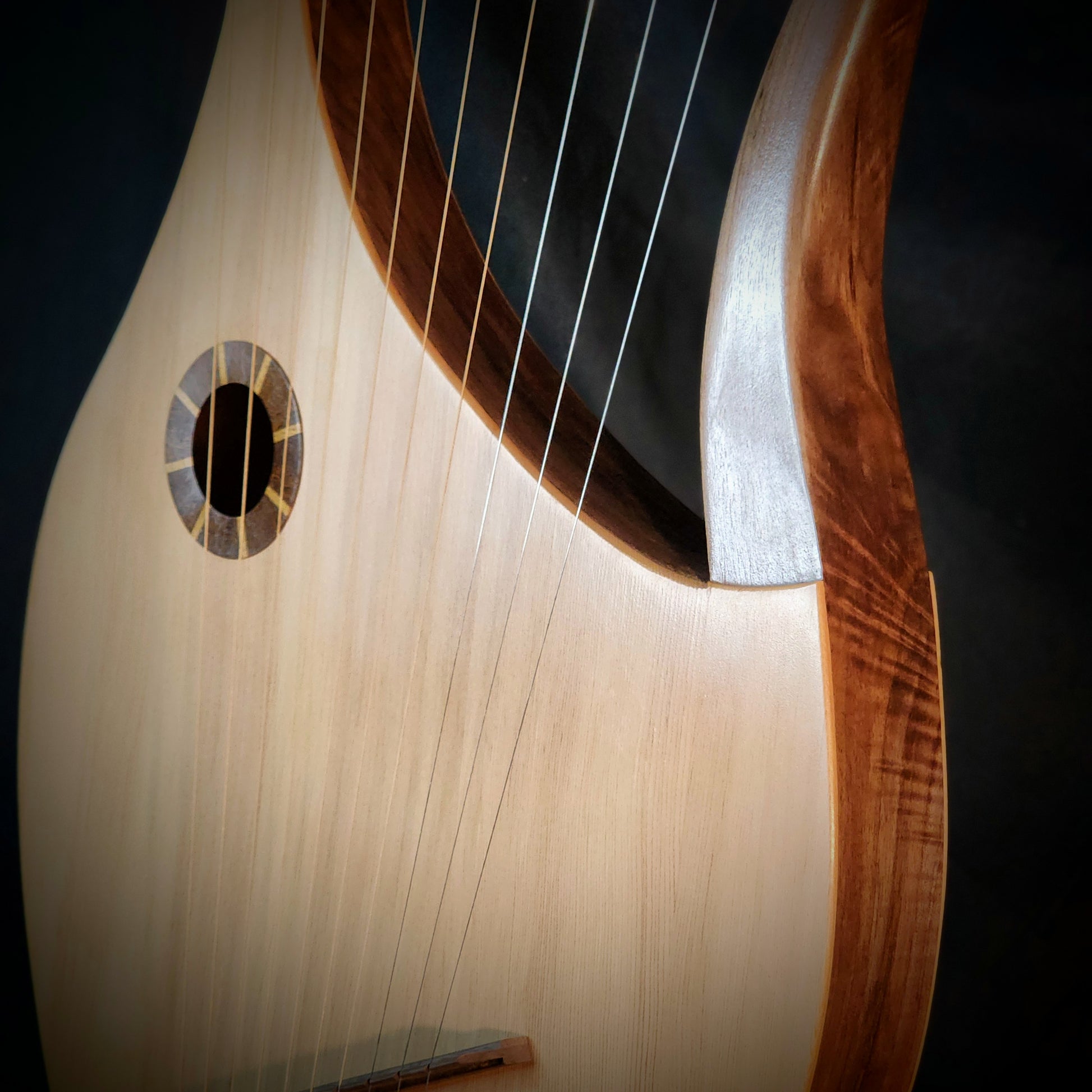 Harp of David side view 